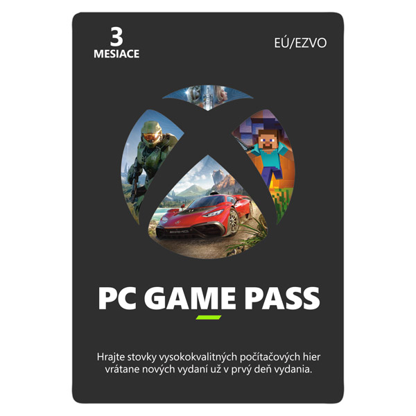 PC Game Pass 3 havi előfizetés