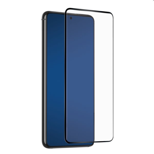 Edzett üveg SBS Full Cover for Samsung Galaxy S21 Plus - G996B, fekete