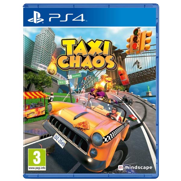 Taxi Chaos [PS4] - BAZÁR (használt áru)