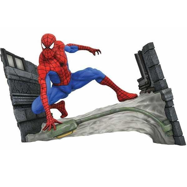 Figura Spider Man Comic Webbing Diorama (Marvel)