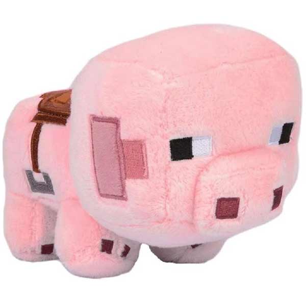 Plüssjáték Happy Explorer Saddled Pig (Minecraft)