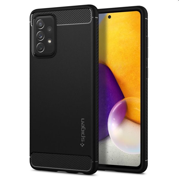Tok Spigen Rugged Armor for Samsung Galaxy A72 - A725F, fekete