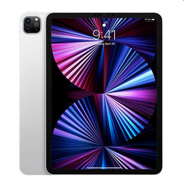 Apple iPad Pro 11" (2021) Wi-Fi 128GB, ezüst, A osztály – használt, 12 hónap garancia