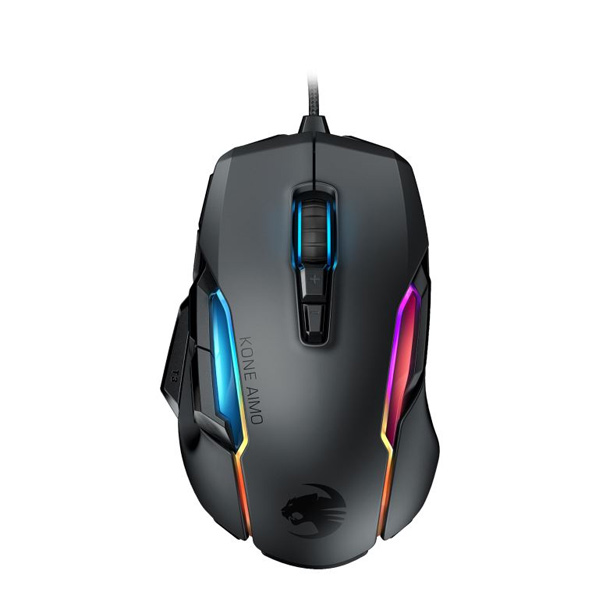 Roccat Kone AIMO remastered RGB, Fekete