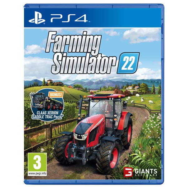 Farming Simulator 22 CZ [PS4] - BAZÁR (használt termék)