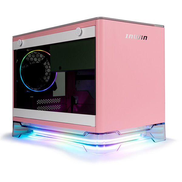 InWin Gaming Ház A1 PLUS ITX 650 W, rózsaszín InWin Gaming Ház A1 PLUS ITX 650 W, rózsaszín