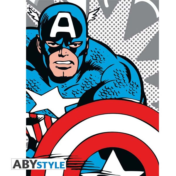 Vászonkép Captain America Pop Art (Marvel)