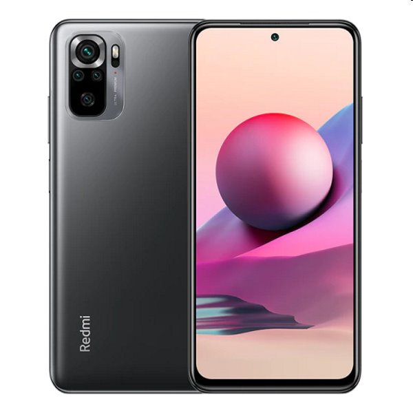 Xiaomi Redmi Note 10S, 6/128GB, gray, A osztály - használt, 12 hónap garancia