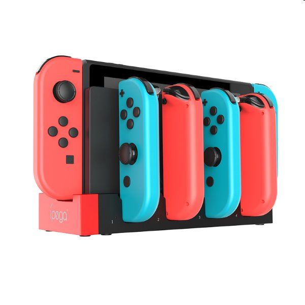 Töltőállomás iPega 9186  Nintendo Switch Joy-con, Fekete Töltőállomás iPega 9186  Nintendo Switch Joy-con, Fekete