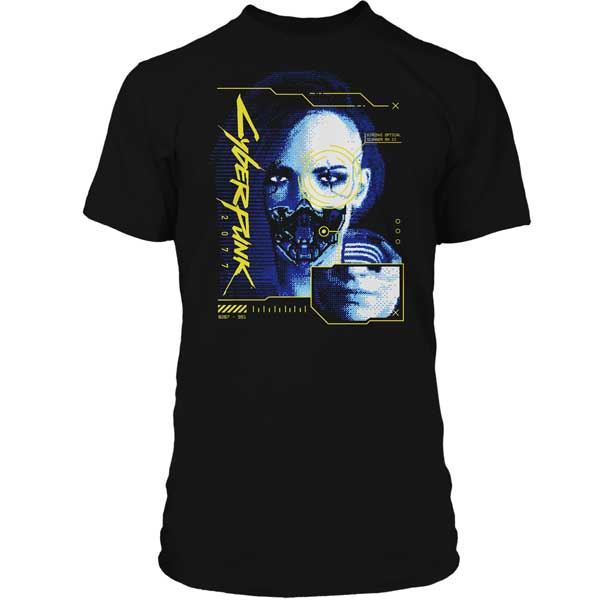 Póló Cyber Face Premium (Cyberpunk 2077) L Póló Cyber Face Premium (Cyberpunk 2077) L