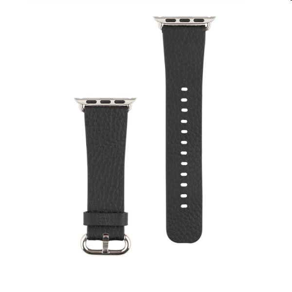 Bőr óraszíj COTEetCI Leather  Apple Watch 38/40/41mm, fekete akciós termékkép 1