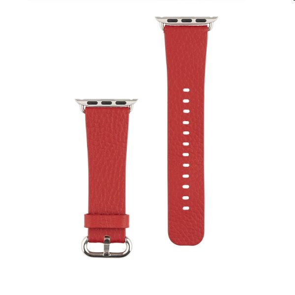 Bőr óraszíj COTEetCI Leather  Apple Watch 42/44/45mm, piros