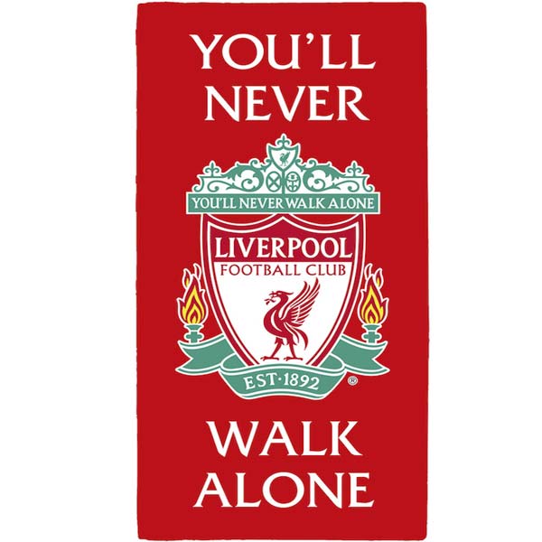 Törülköző Liverpool F.C Never Walk Alone