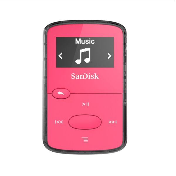 SanDisk MP3 Clip Jam 8 GB MP3 Lejátszó, rózsaszín