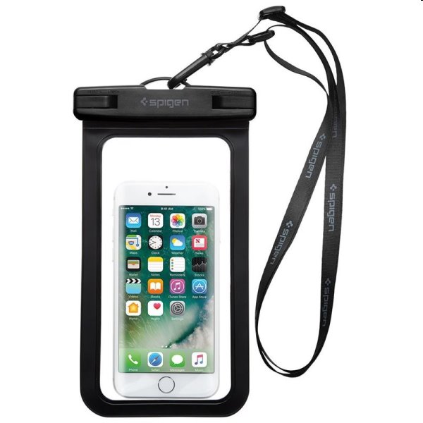 Spigen Velo A600 univerzális vízálló Tok for smartphones, fekete