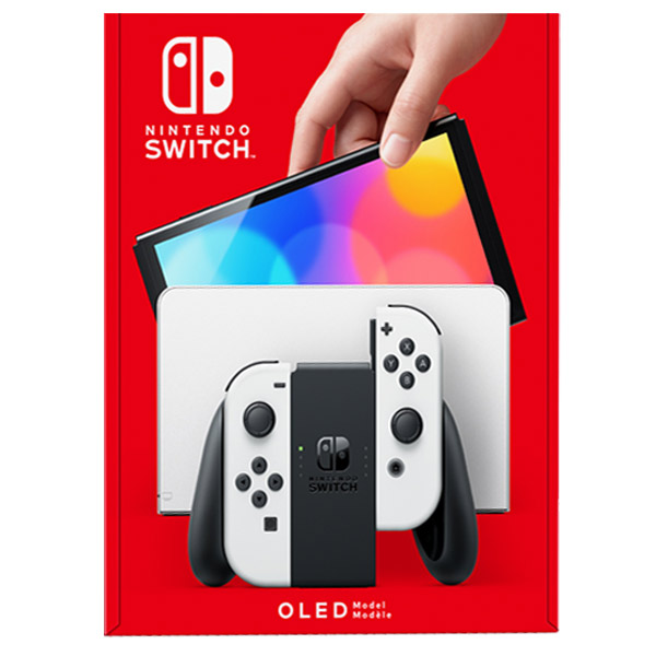 Nintendo Switch (OLED Model), fehér - BAZÁR (használt termék, 12 hónap garancia)