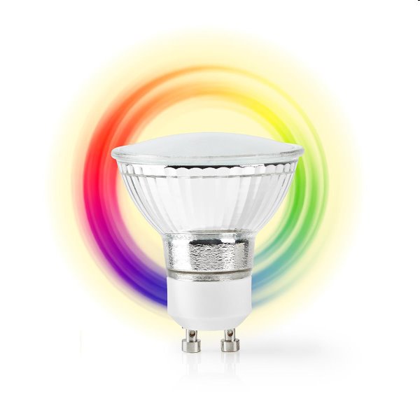 Smart RGB LED izzó Nedis 5W GU10 330lm