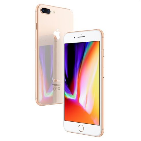 Apple iPhone 8 Plus 128GB Gold, A osztály - használt, 12 hónap garancia Apple iPhone 8 Plus 128GB Gold, A osztály - használt, 12 hónap garancia