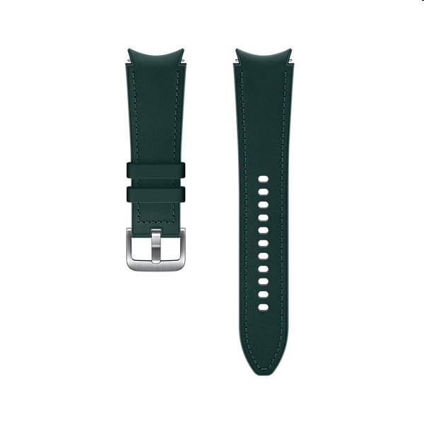 Tartalék hibrid bőr óraszíj  Samsung Galaxy Watch4 számára (méret M/L), zöld