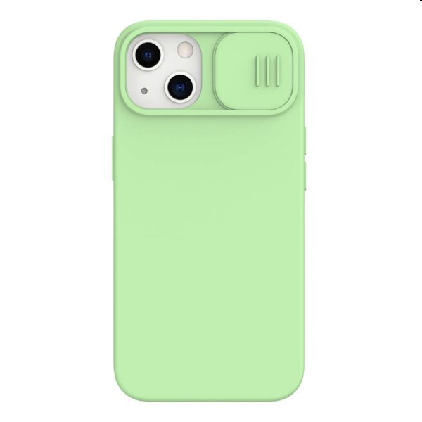 Nillkin CamShield Silky Magnetic szilikon hátlapi tok for iPhone 13, zöld