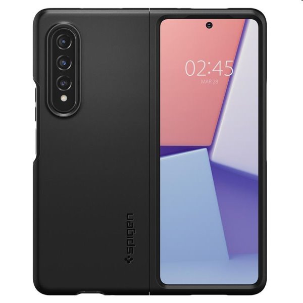 Tok Spigen Thin Fit for Samsung Galaxy Z Fold3, fekete