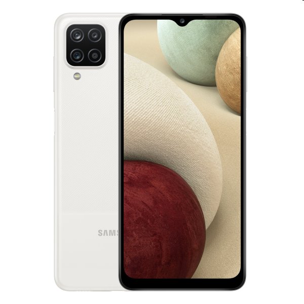 Samsung Galaxy A12, 3/32GB, white | bontott csomagolás