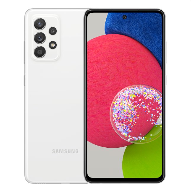 Samsung Galaxy A52s 5G, 6/128GB, white | bontott csomagolás
