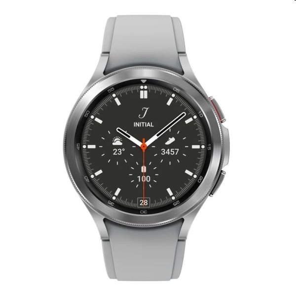 Samsung Galaxy Watch4 Classic 46mm, silver | új termék, bontatlan csomagolás