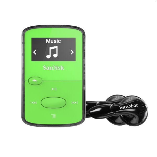 SanDisk MP3 Clip Jam 8 GB MP3, zöld