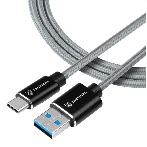 Tactical kevlár USB-A/USB-C kábel, 0.3m