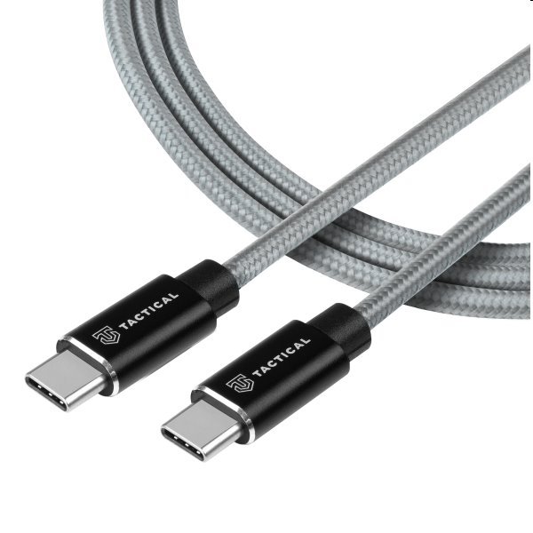 Tactical kevlár USB-C/USB-C kábel (100W), 0.3m