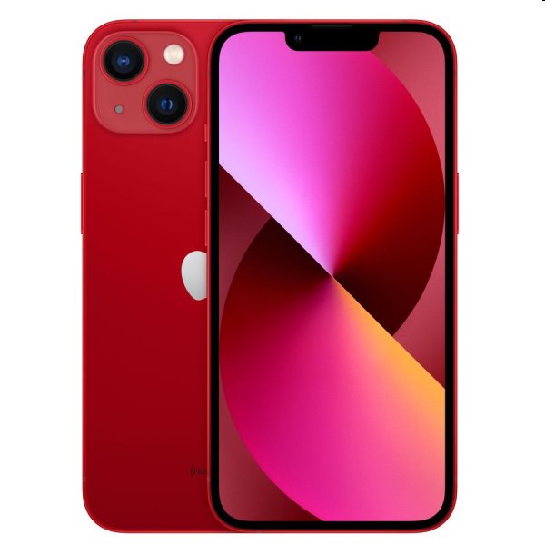 Apple iPhone 13, 128GB, red, C osztály - használt, 12 hónap garancia