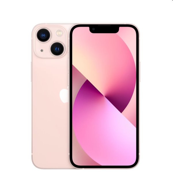 Apple iPhone 13 mini 128GB, pink, A osztály - használt, 12 hónap garancia