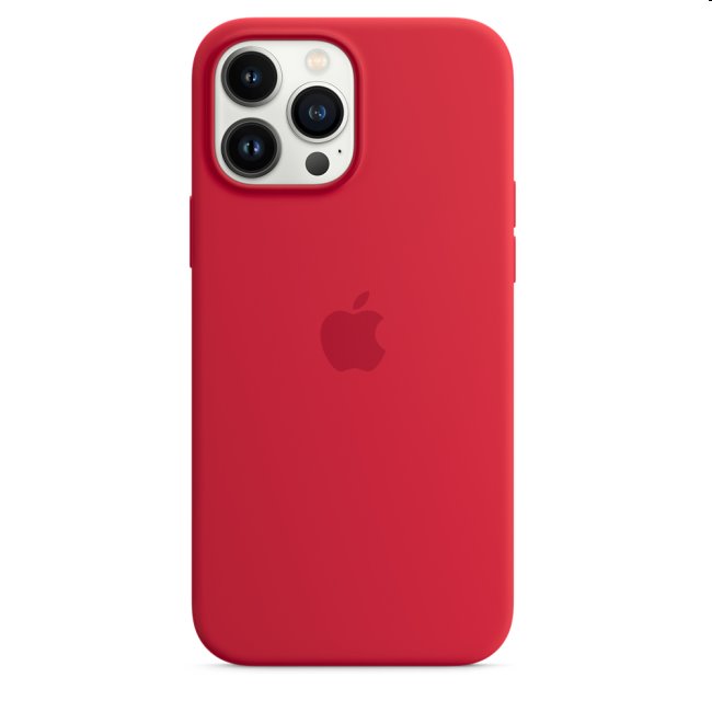 Apple iPhone 13 Pro Silicone Case with MagSafe, (PRODUCT)RED