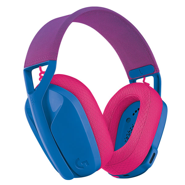 Gamer fejhallgató Logitech G435 Lightspeed Wireless Bluetooth Gaming Headset, kék