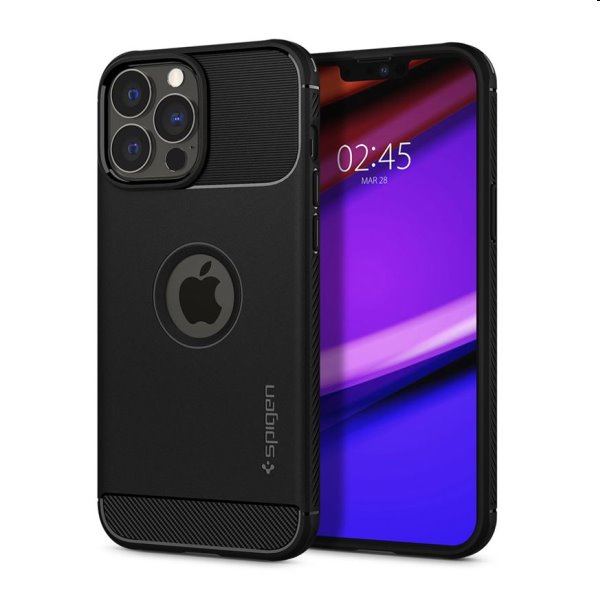 Tok Spigen Rugged Armor for Apple iPhone 13 Pro Max, fekete Tok Spigen Rugged Armor for Apple iPhone 13 Pro Max, fekete