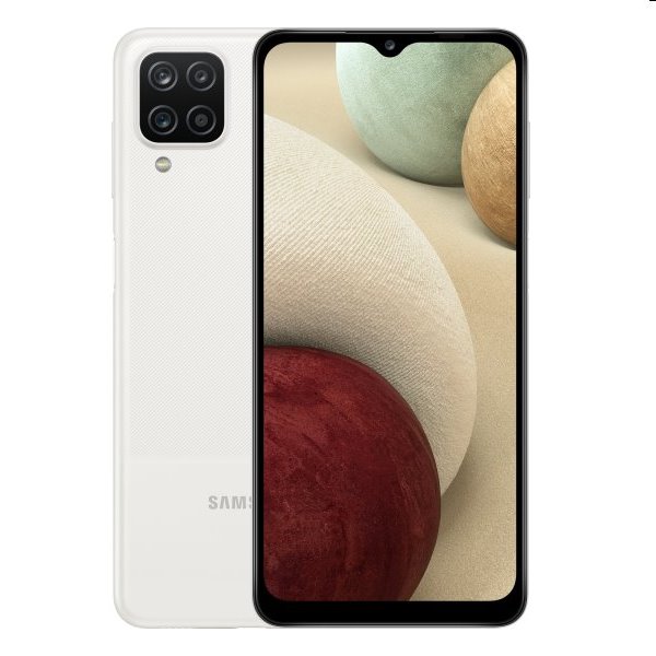 Samsung Galaxy A12, 4/64GB, white | új termék, bontatlan csomagolás Samsung Galaxy A12, 4/64GB, white | új termék, bontatlan csomagolás