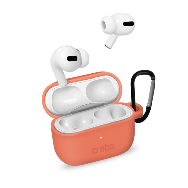 SBS Szilikon Tok for Apple AirPods Pro, narancssárga