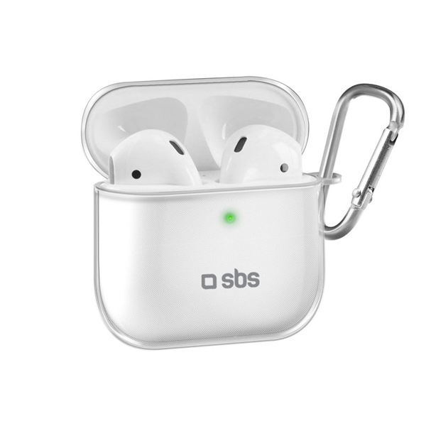 SBS Szilikon Tok for Apple AirPods Pro, átlátszó