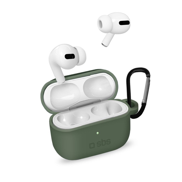 SBS Szilikon Tok for Apple AirPods Pro, zöld