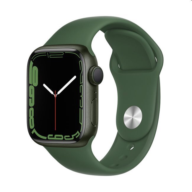 Apple Watch Series 7 GPS (45mm), green, A osztály - használt, 12 hónap garancia
