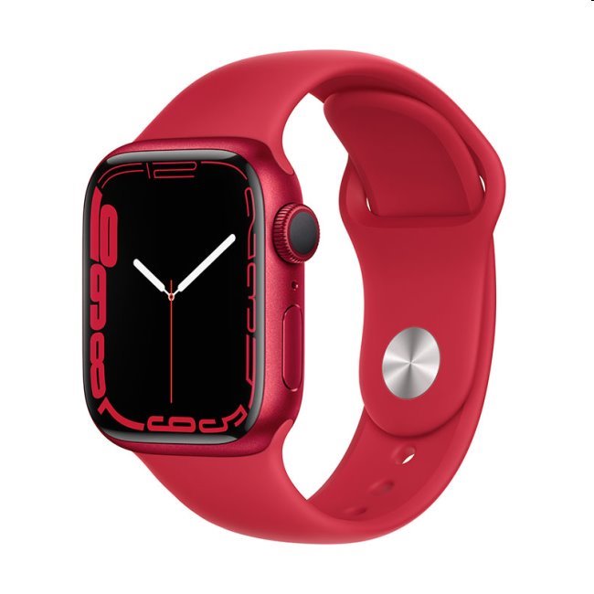 Apple Watch Series 7 GPS (45mm), (PRODUCT)RED, B osztály - használt, 12 hónap garancia