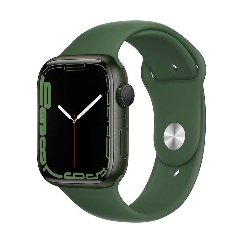 Apple Watch Series 7 GPS (45mm), green, C osztály - használt, 12 hónap garancia