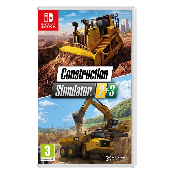 Construction Simulator 2 + 3 [NSW] - BAZÁR (használt termék)