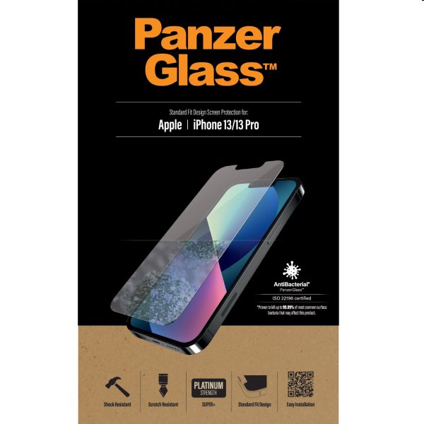 Védőüveg PanzerGlass Standard Fit AB for Apple iPhone 13/13 Pro, clear