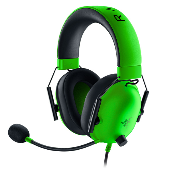 Gamer Fejhallgató Razer Blackshark V2 X, zöld