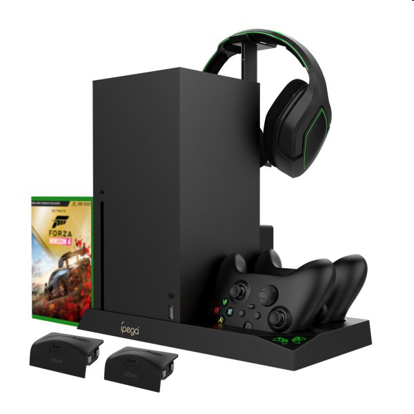 iPega Xbox Series X, Wireless controller, Wireless headSzett dock - OPENBOX (Bontott termék teljes garanciával)