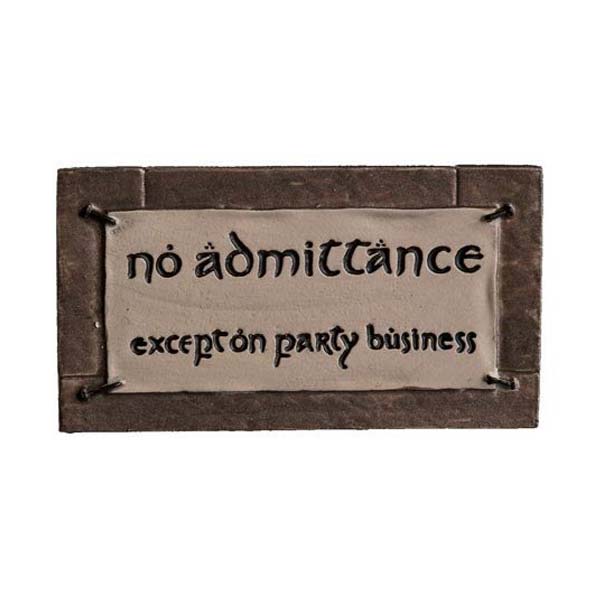 Mágnes No Admittance (Lord of The Rings)