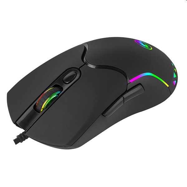 Marvo Egér M359, 3200DPI, optika, 7 gomb, vezetékes USB, fekete, gamer Marvo Egér M359, 3200DPI, optika, 7 gomb, vezetékes USB, fekete, gamer