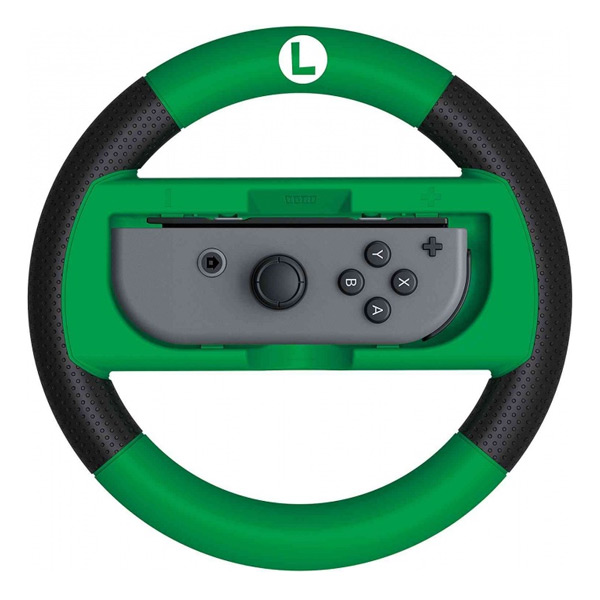 HORI Nintendo Joy-Con Wheel Deluxe, kormánykerék tartóval Joy-Con vezérlőhöz - Luigi